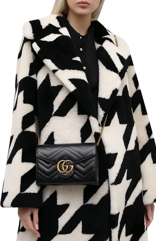 Сумка GG Marmont Gucci 474575/DTD1T Чёрный  474575/DTD1T Фото 2