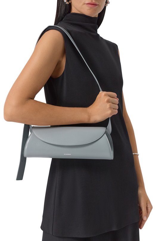 Сумка Cannolo small Jil Sander J07WD0023-P5355 Серый  J07WD0023-P5355 Фото 2
