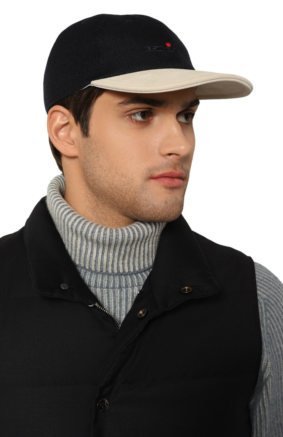 Бейсболка из кашемира и шелка KITON, арт. UCAPP66K0250F01, фото 2