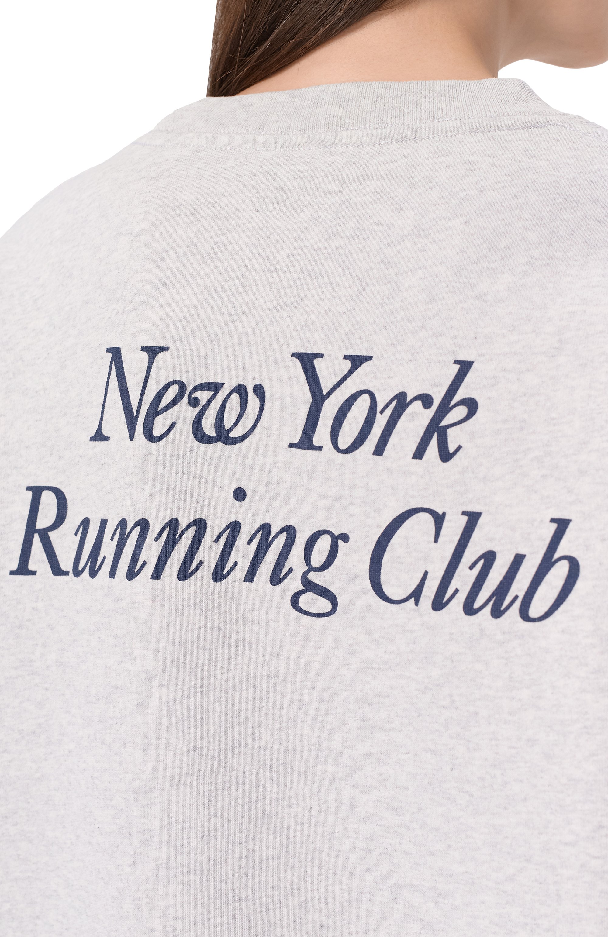 Хлопковый свитшот SPORTY AND RICH, арт. ST07162175GY03, фото 5