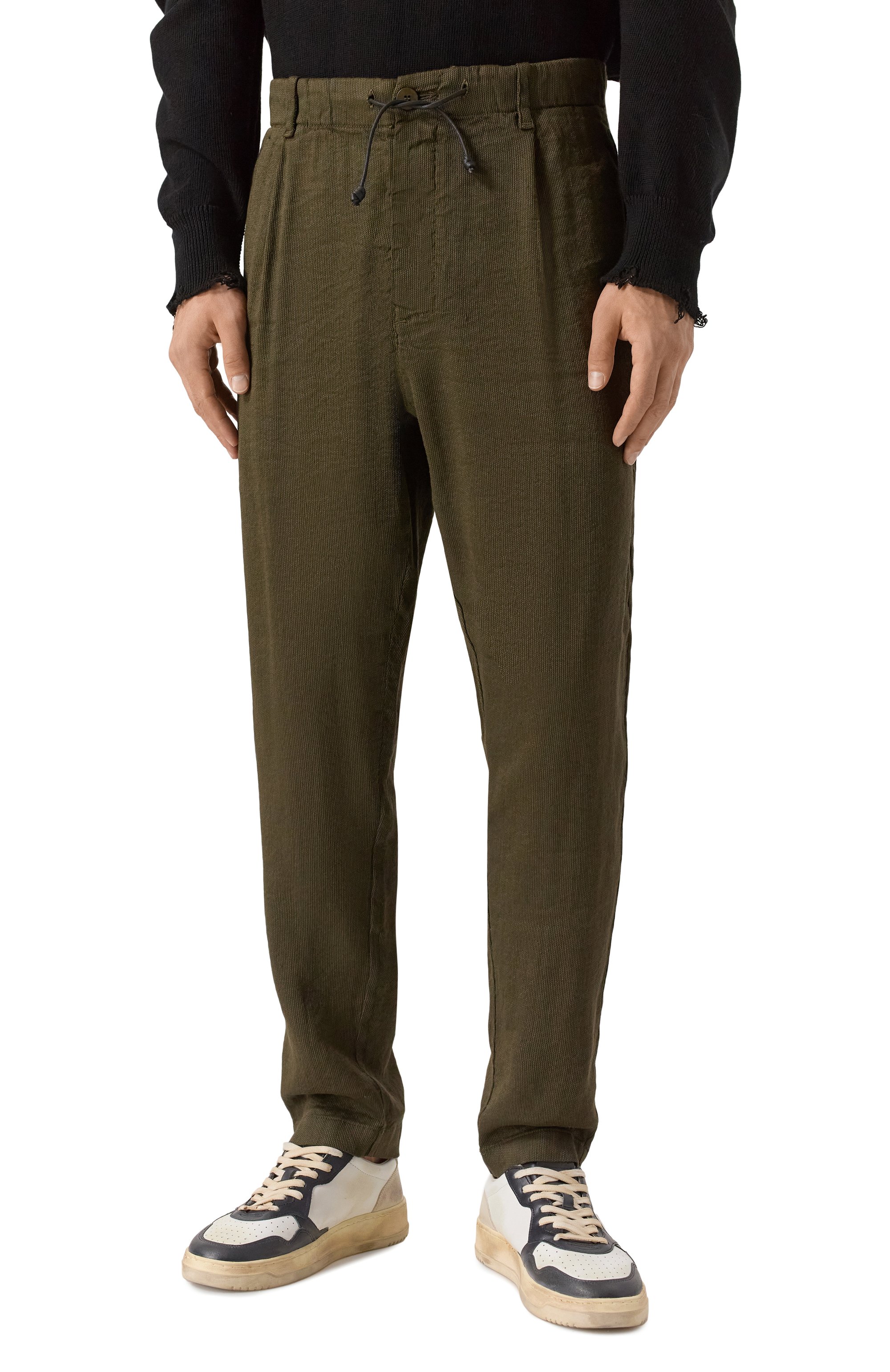 Брюки изо льна и вискозы TRANSIT, арт. CFUTRWH170, фото 3