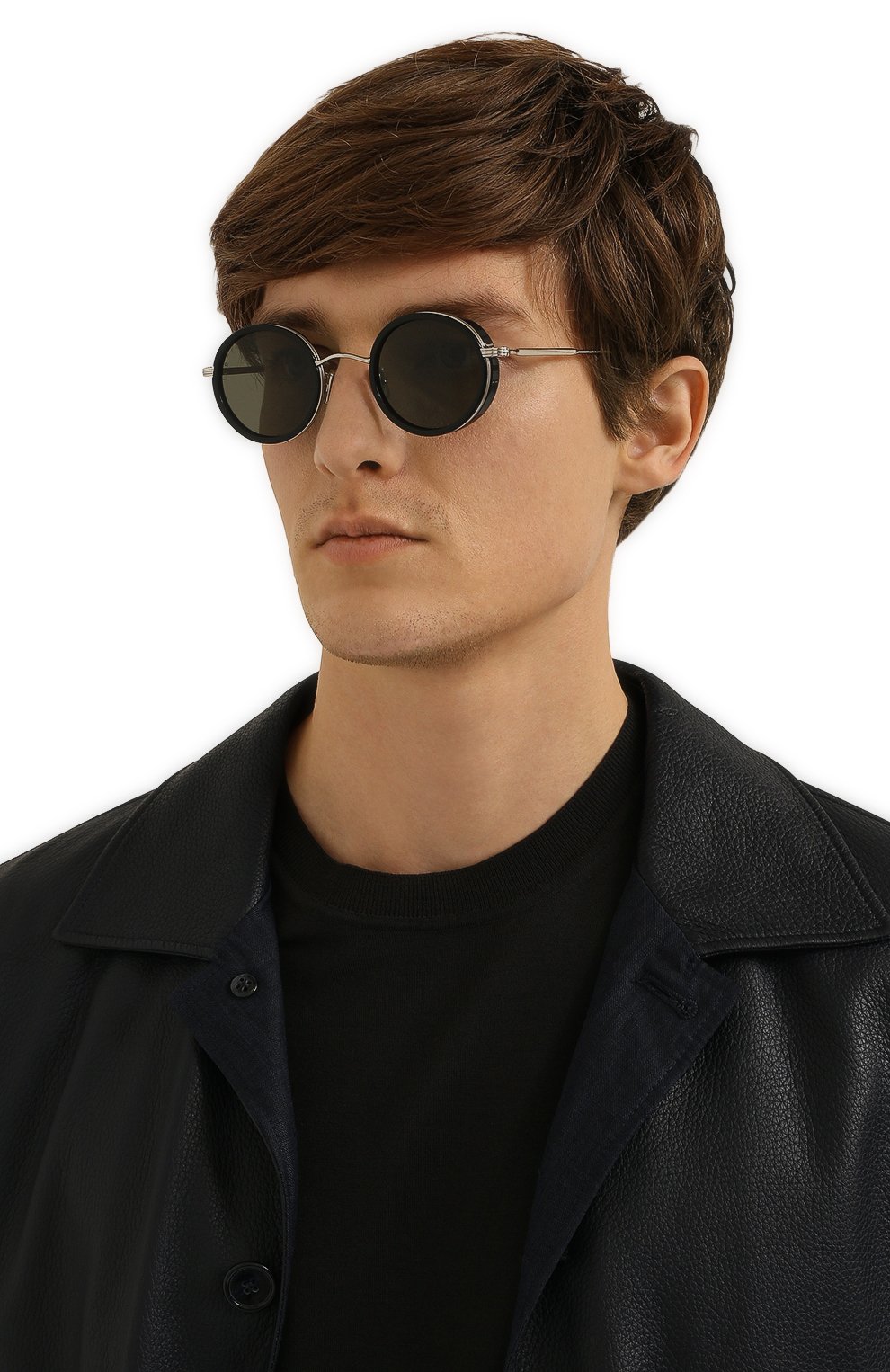 Солнцезащитные очки L.G.R. черного цвета по цене 37500 руб., арт. REUNI0N METAL EXPL0RER 4712 00 GREY, фото 3 Солнцезащитные очки L.G.R., арт. REUNI0N METAL EXPL0RER 4712 00 GREY, фото 3