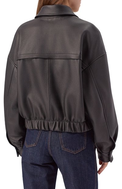 Кожаный бомбер MASLOV, арт. MZK09, фото 4