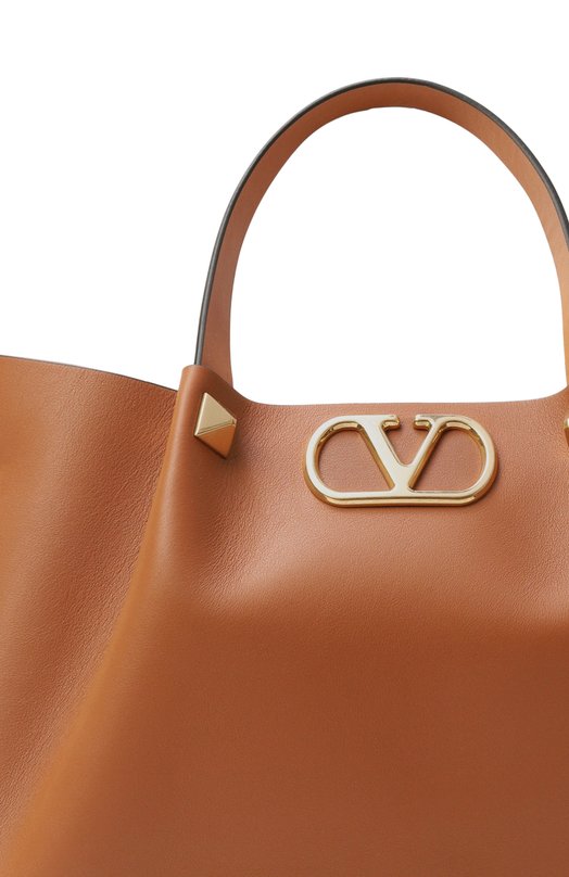 Сумка-тоут Vlogo medium Valentino 8W2B0T01/LSX Коричневый  8W2B0T01/LSX Фото 6