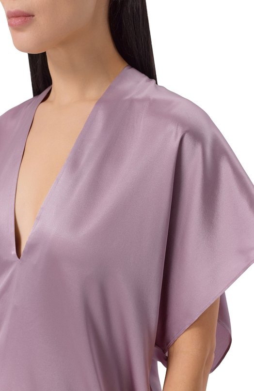 Шелковая блузка Nina Ricci 26PCT0003/SE1415 Сиреневый  26PCT0003/SE1415 Фото 5