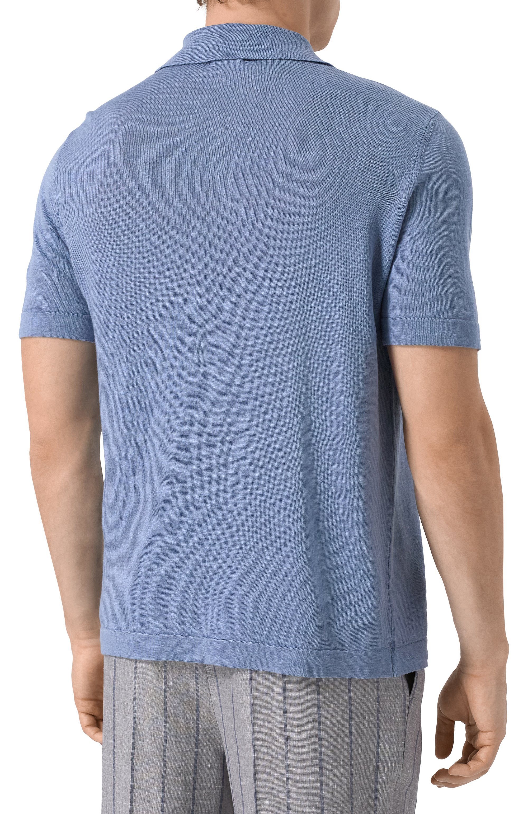 Поло изо льна и кашемира MVST, арт. 25E/X1P/0/A002/7639, фото 4