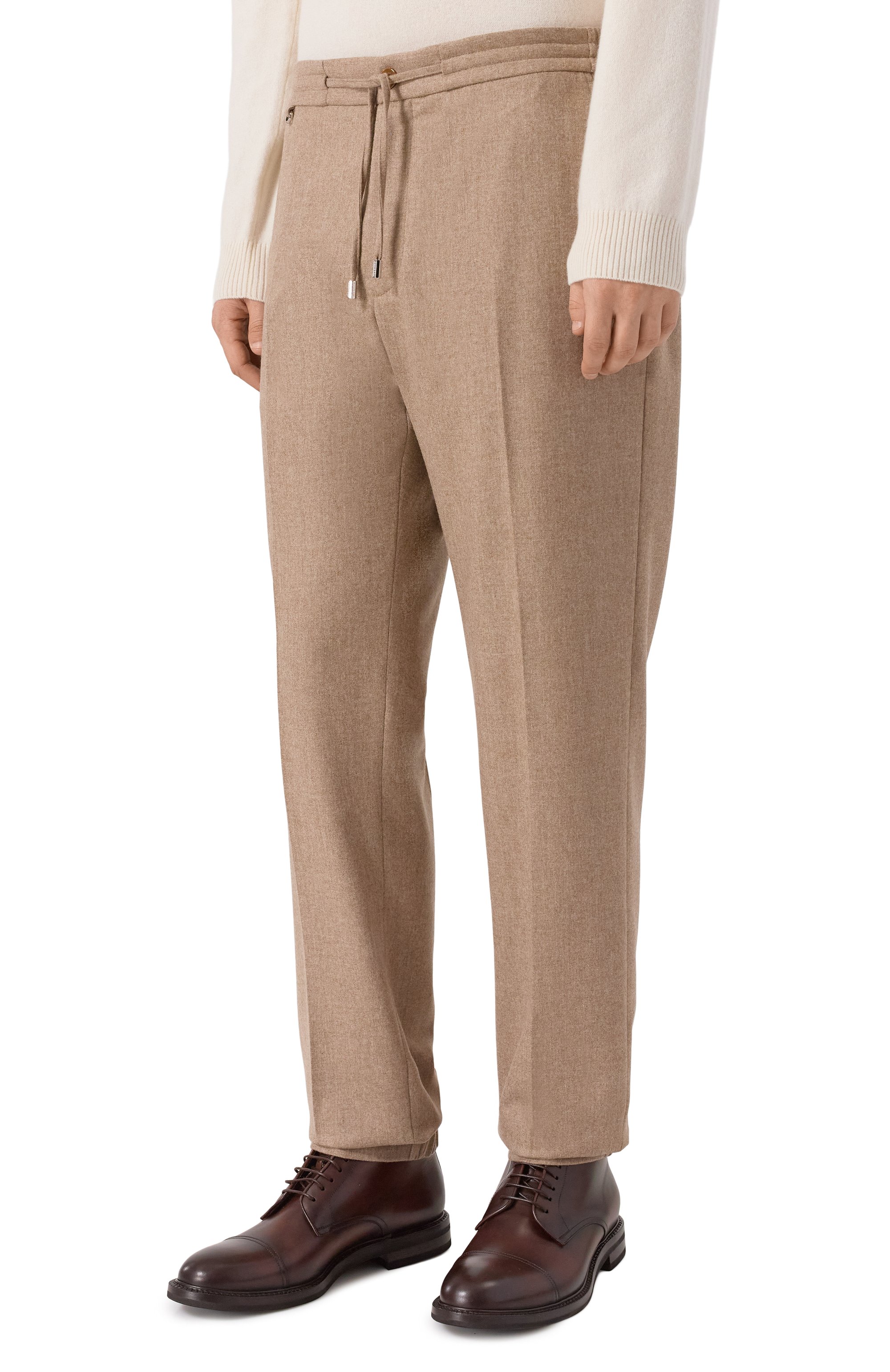 Джоггеры из шерсти и кашемира STEFANO RICCI, арт. M1T5300530/WC000P, фото 3