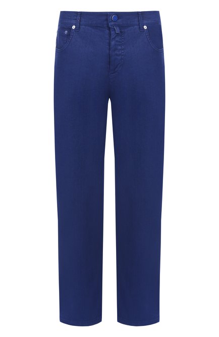 Мужские брюки из хлопка и льна KITON, арт. UPR005LK0603F02