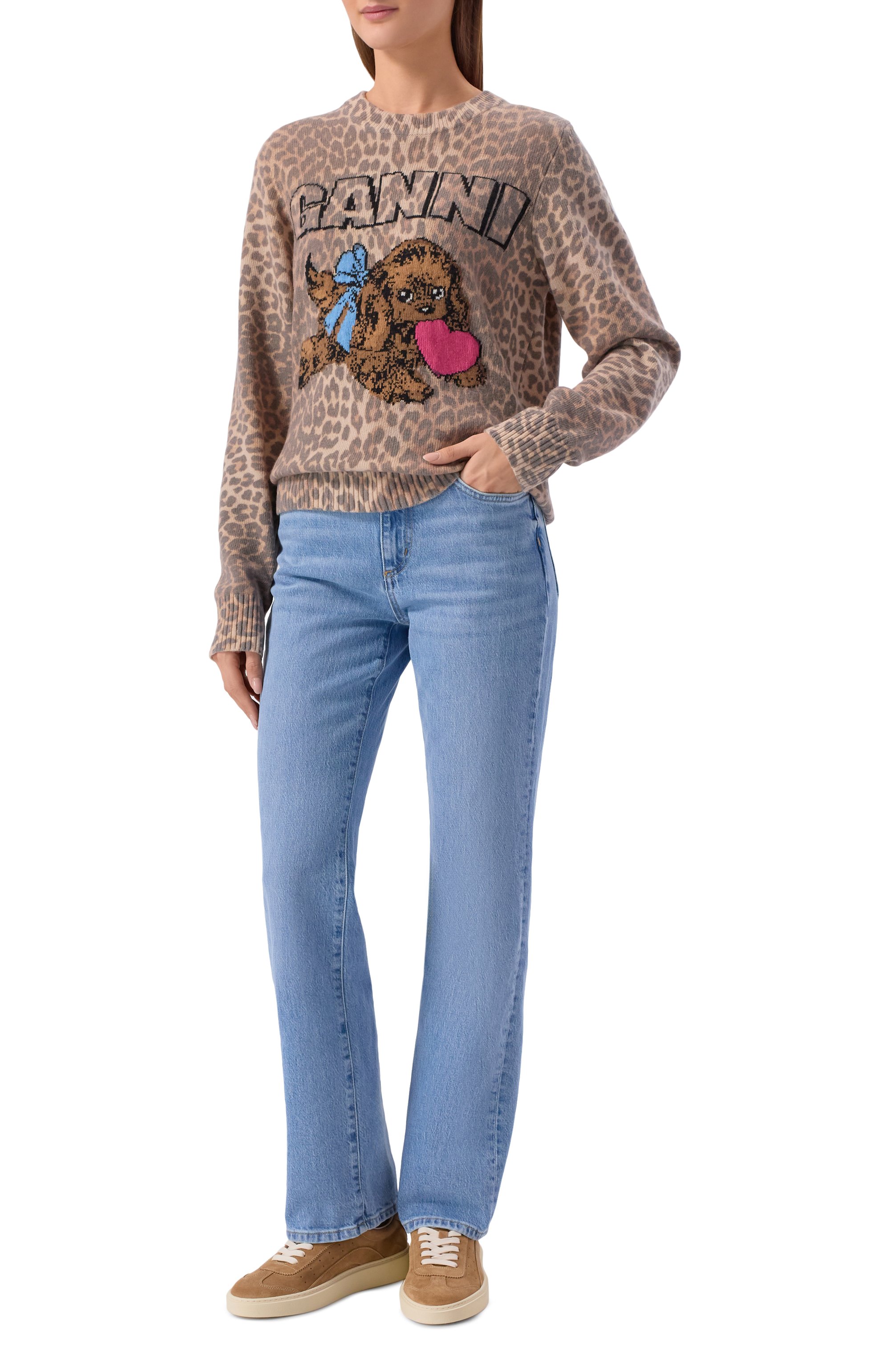 Замшевые кеды rider DSQUARED2, арт. SNW0470/01503520, фото 3