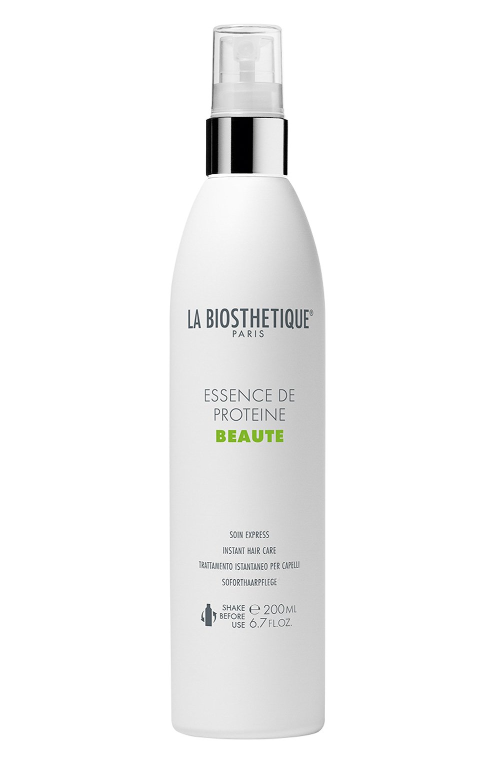 Несмываемый двухфазный спрей для питания волос (200ml) LA BIOSTHETIQUE бесцветного цвета по цене 2750 руб., арт. 120797, фото 1 Несмываемый двухфазный спрей для питания волос (200ml) LA BIOSTHETIQUE, арт. 120797, фото 1
