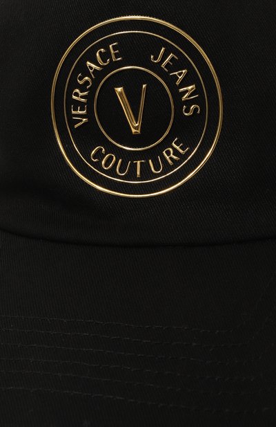 Хлопковая бейсболка VERSACE JEANS COUTURE, арт. 75YAZK26/ZG205, фото 4