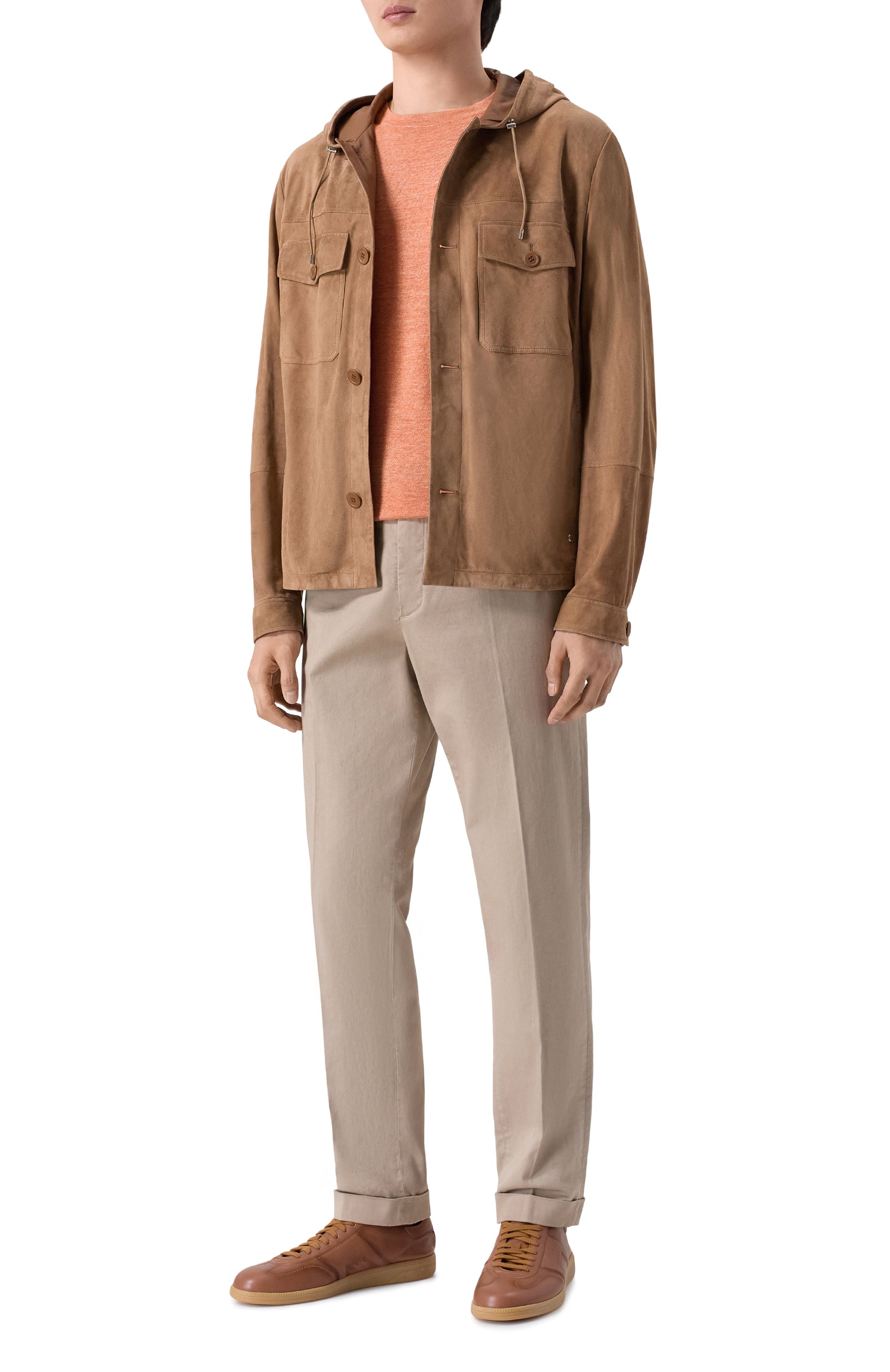 Джемпер изо льна и хлопка BRUNELLO CUCINELLI, арт. M2L00340, фото 2