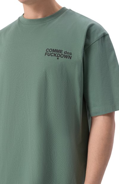 Хлопковая футболка COMME DES FUCKDOWN, арт. CFABM01506, фото 5
