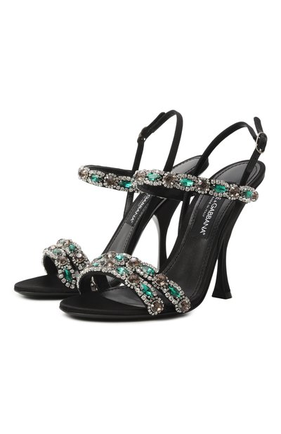 Женские текстильные босоножки keira 2.0 105 DOLCE & GABBANA, арт. CR1931/AX140