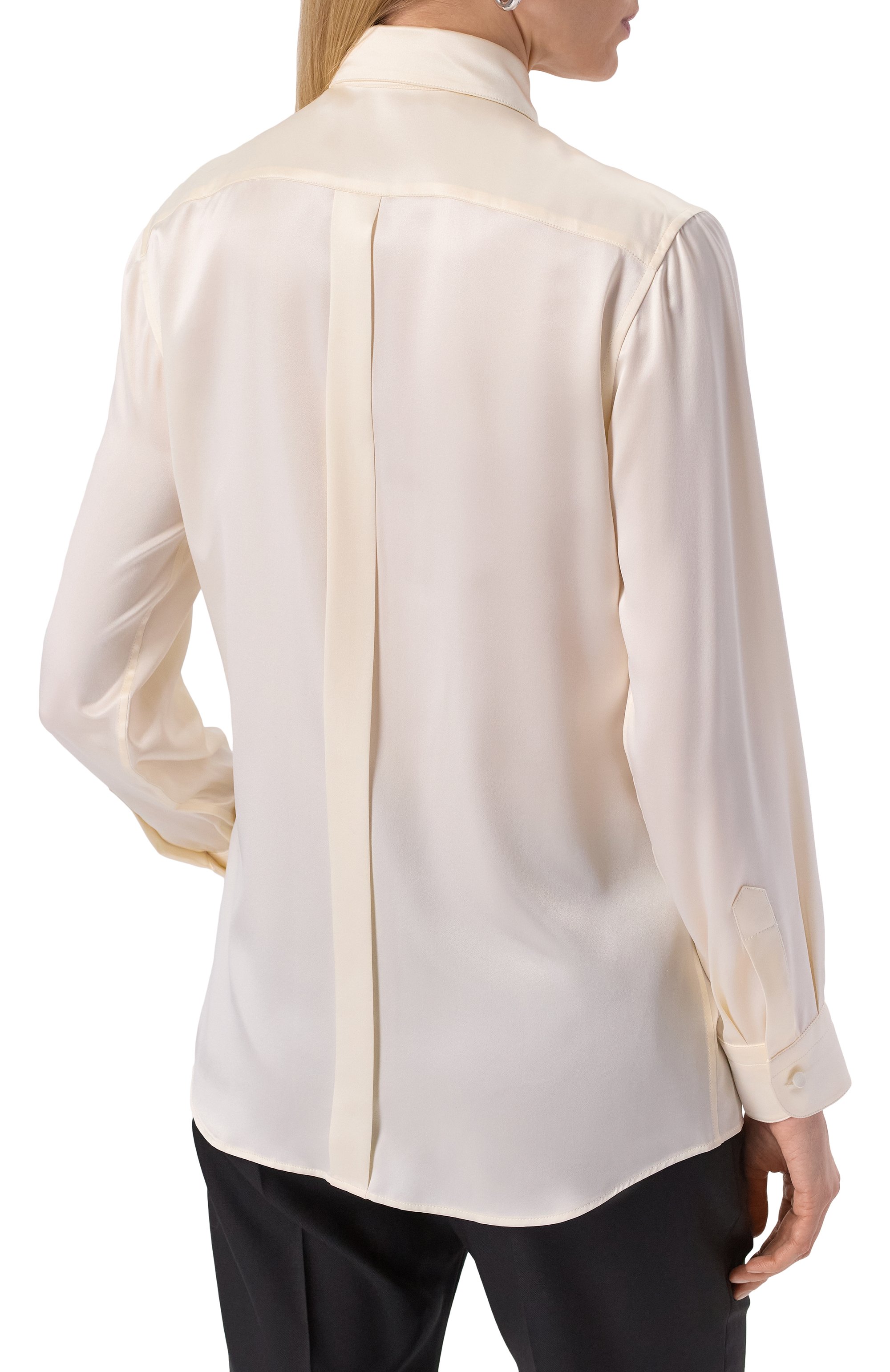 Атласная блузка DOLCE & GABBANA, арт. F5R35T/FU1AU, фото 4