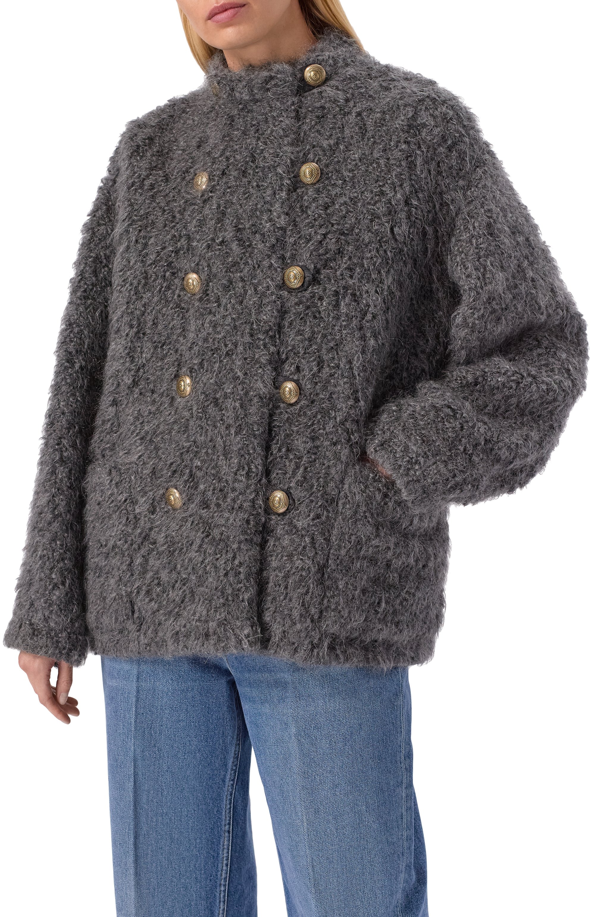 Шерстяное полупальто GIORGIO ARMANI, арт. GW001785/TE16789, фото 3