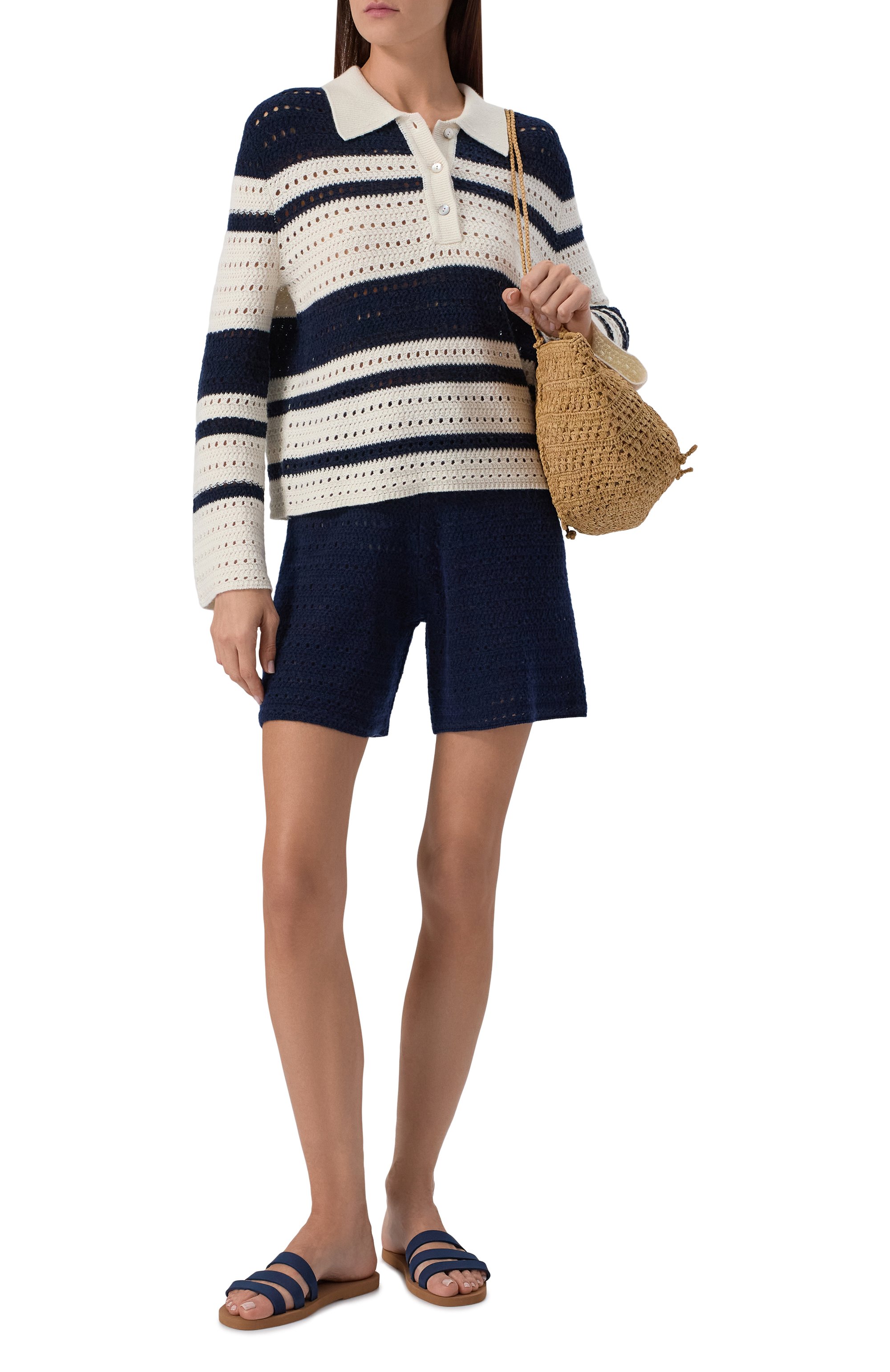 Поло из хлопка и кашемира FTC, арт. 09903-0380, фото 2