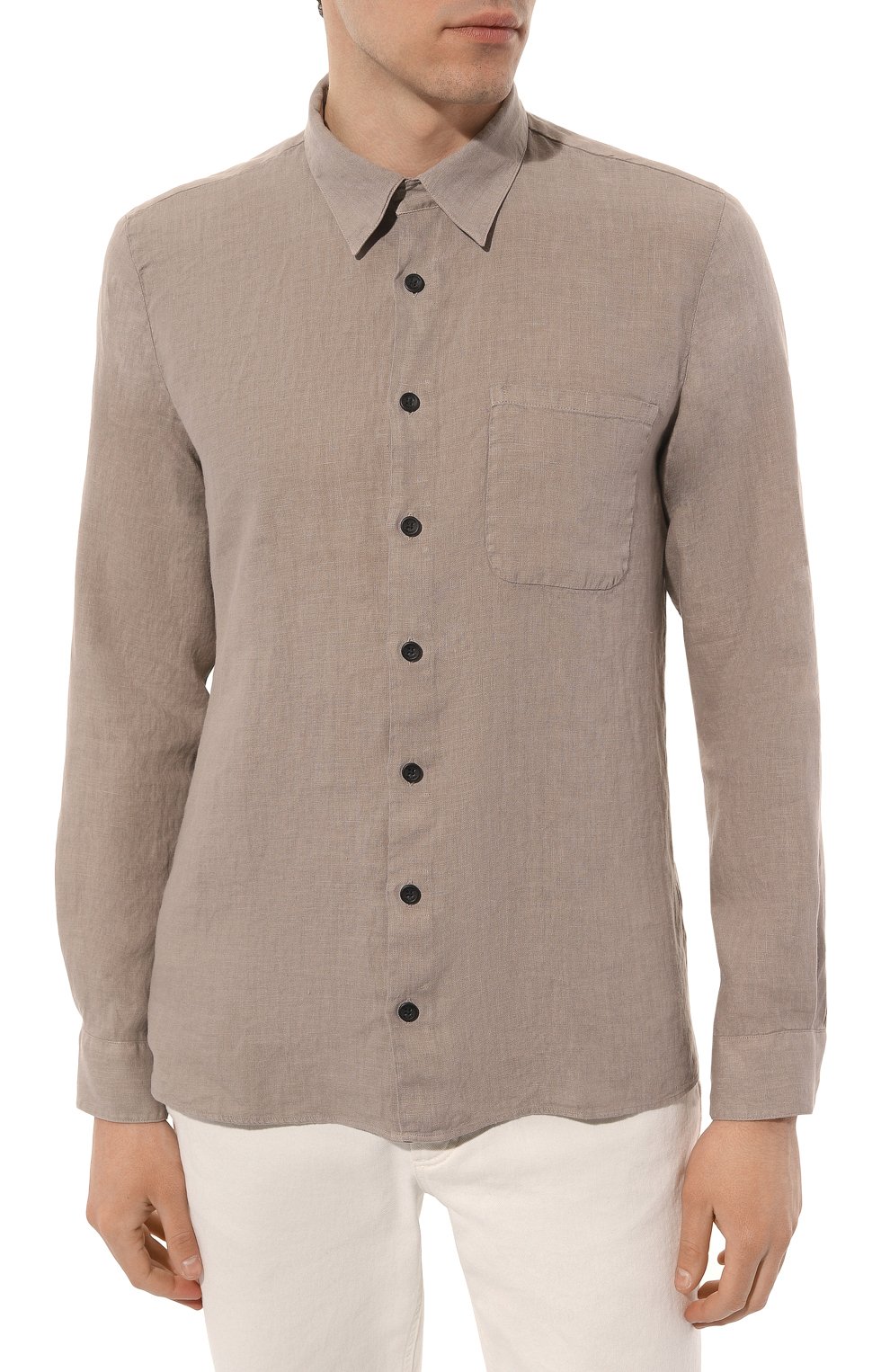 Льняная рубашка HANNES ROETHER, арт. 110322/K0N29ZESS.608, фото 3