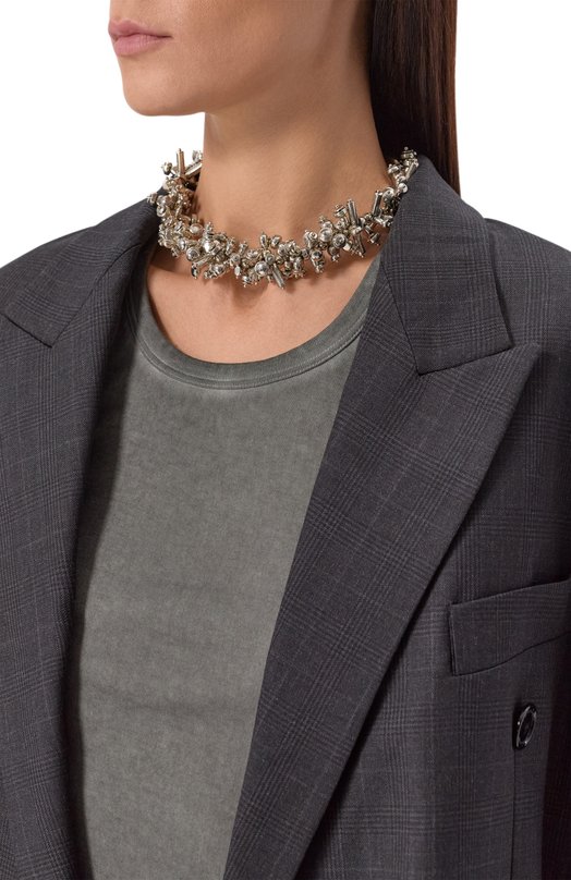Колье Dries Van Noten 251-018229-081 Серебряный  251-018229-081 Фото 2