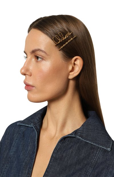 Комплект из двух заколок для волос CHLOÉ, арт. CHC24WFT43CB7, фото 2