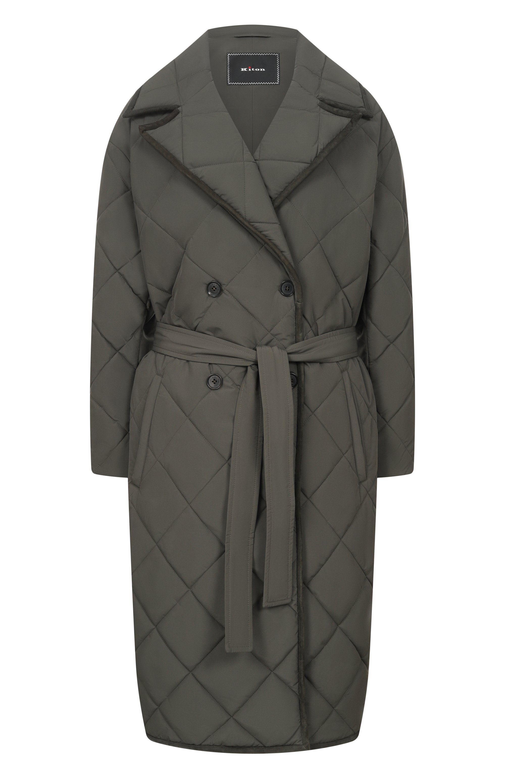 Куртка KITON хаки цвета по цене 338500 руб., арт. D62625K0555L, фото 1 Куртка KITON, арт. D62625K0555L, фото 1