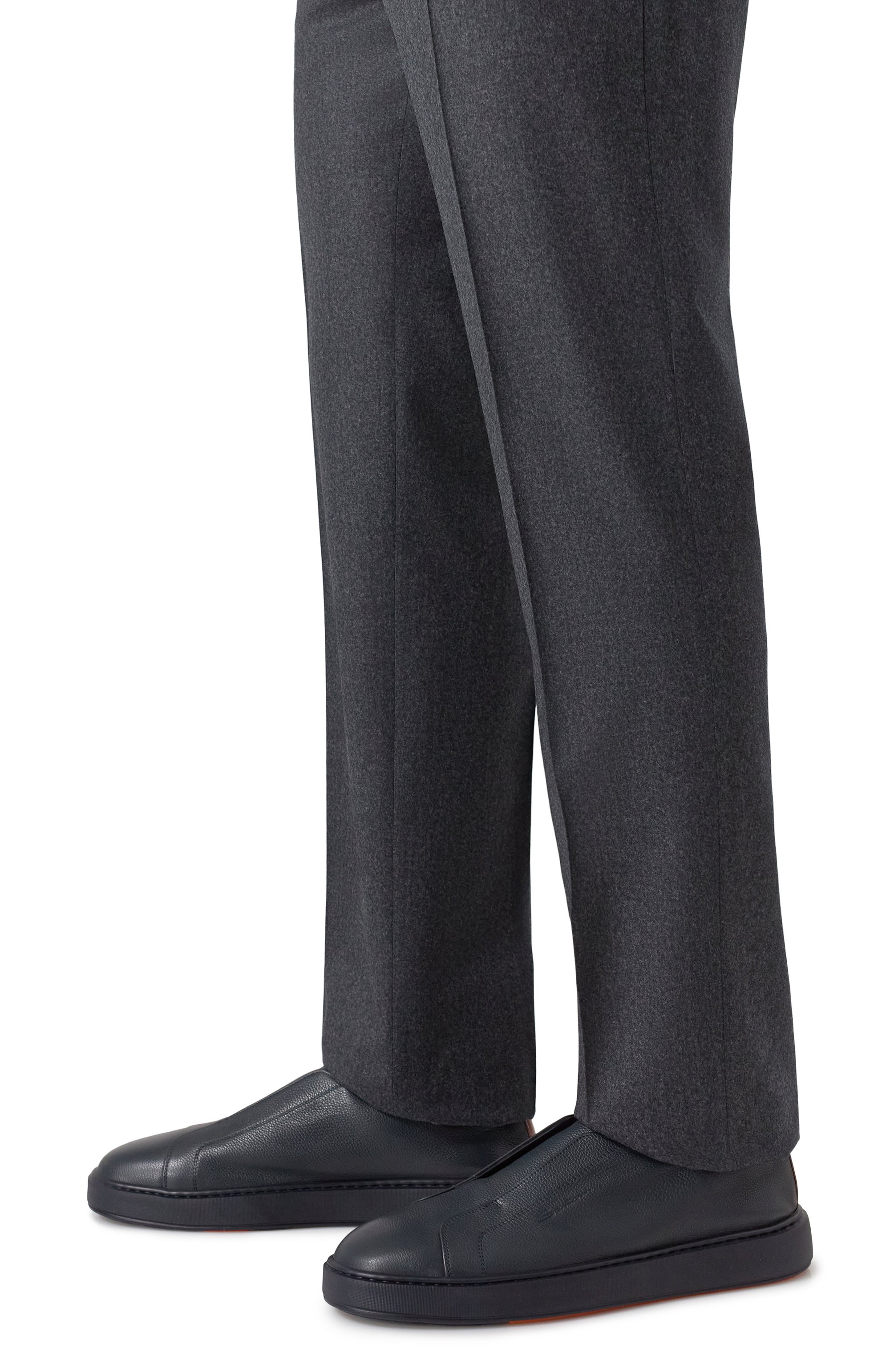 Кожаные кеды cleanic SANTONI, арт. MBCG219950CAKLLD, фото 3