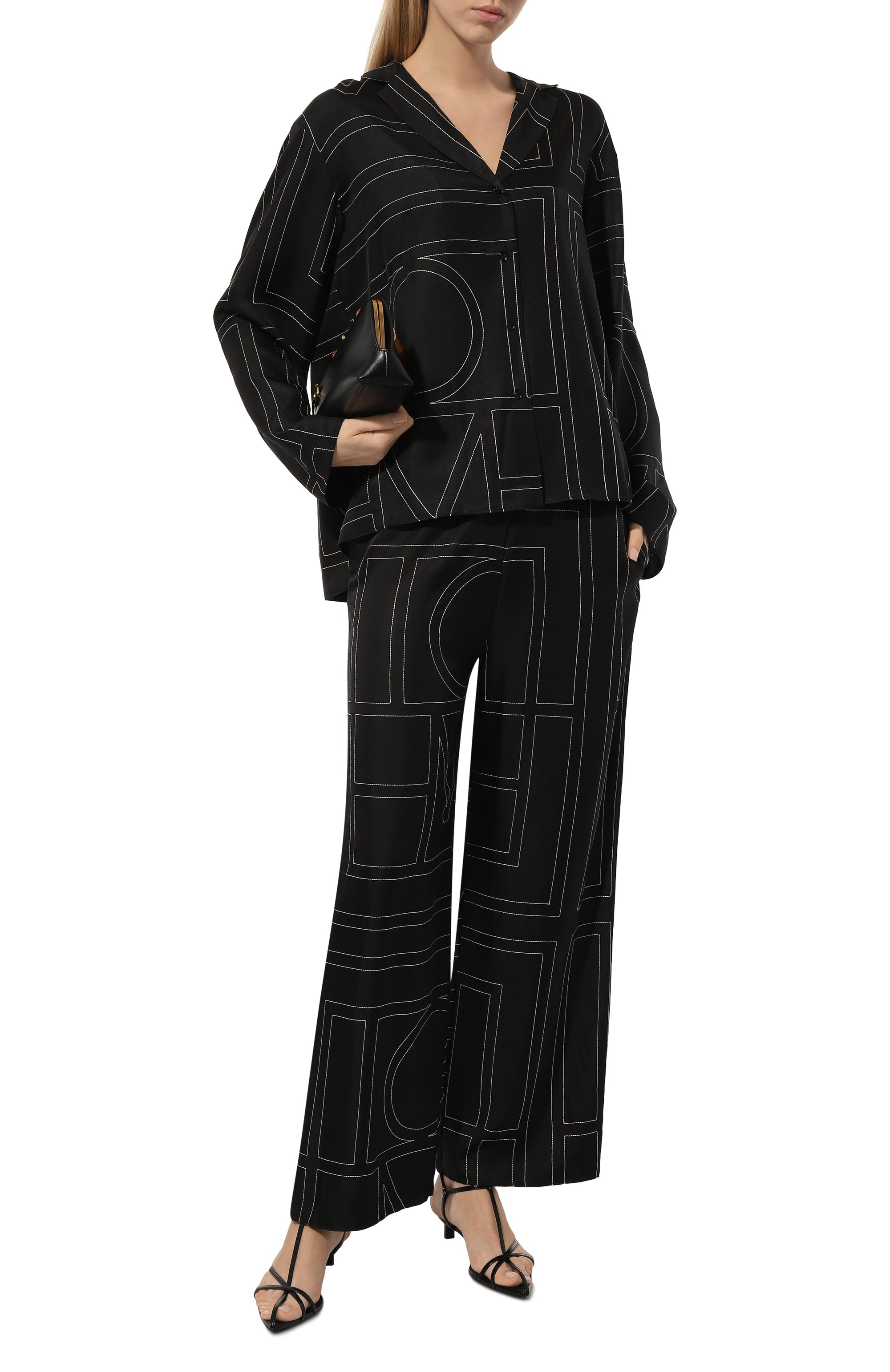 Атласная блузка TOTEME, арт. 213-755-707, фото 2