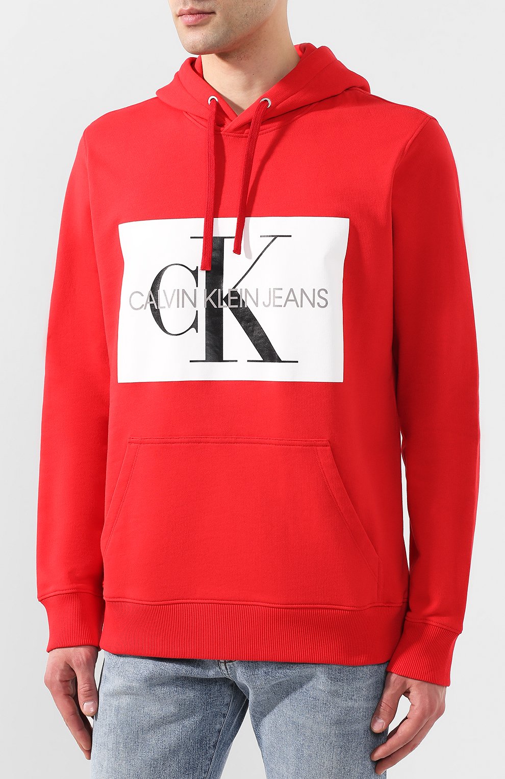 Хлопковое худи CALVIN KLEIN JEANS, арт. J30J307745, фото 3