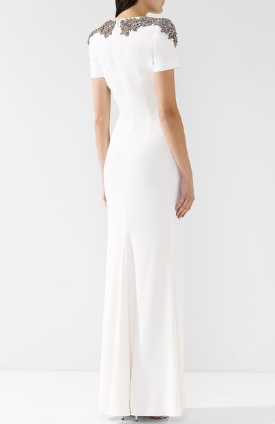 Платье ALEXANDER MCQUEEN белого цвета по цене 699500 руб., арт. 530083/QLE40, фото 4 Платье ALEXANDER MCQUEEN, арт. 530083/QLE40, фото 4
