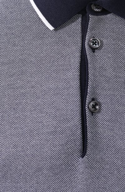 Поло из смеси хлопка и кашемира FIORONI, арт. MK20608C2, фото 5