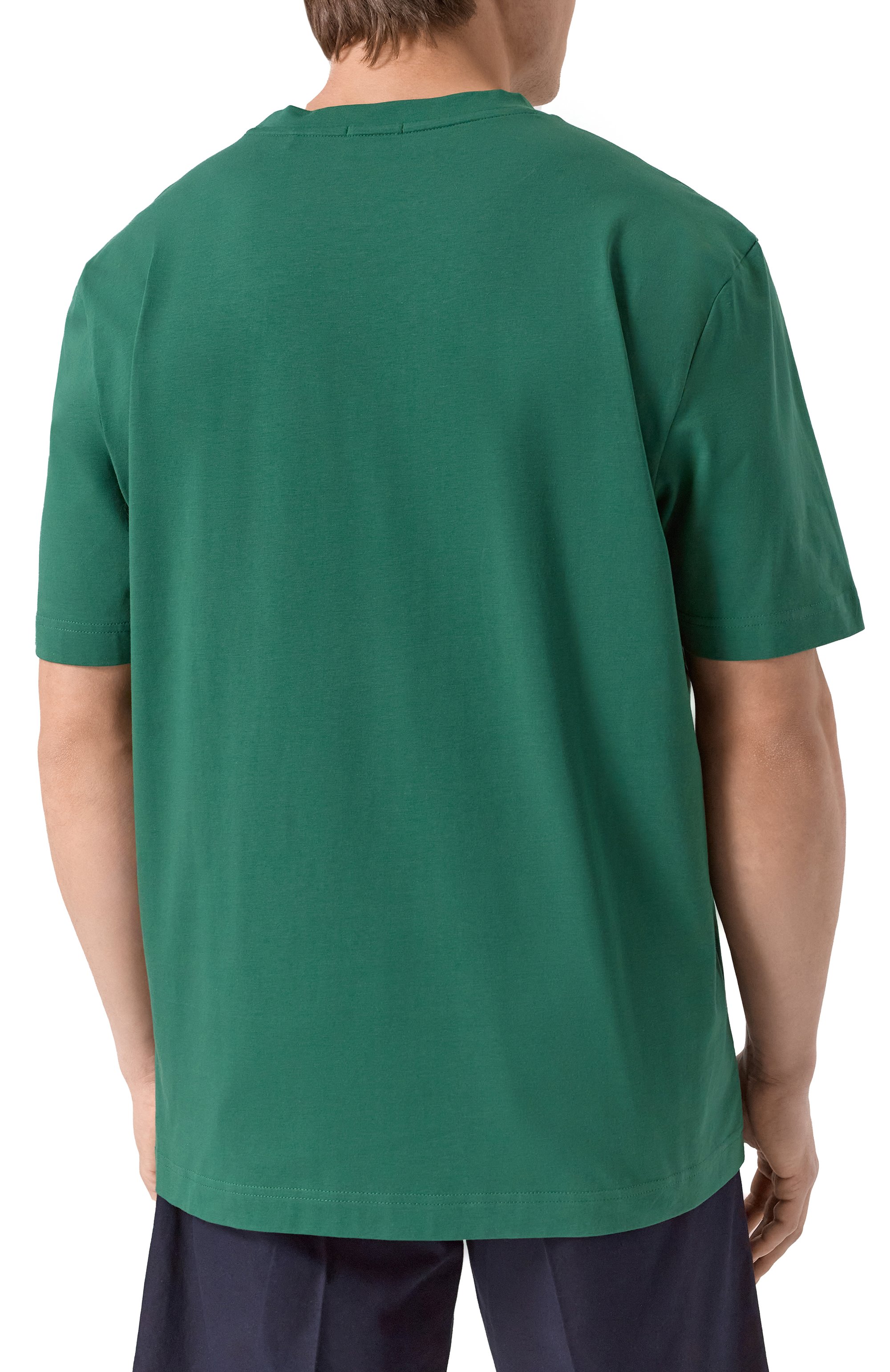 Хлопковая футболка BOSS ORANGE, арт. 50473278, фото 4