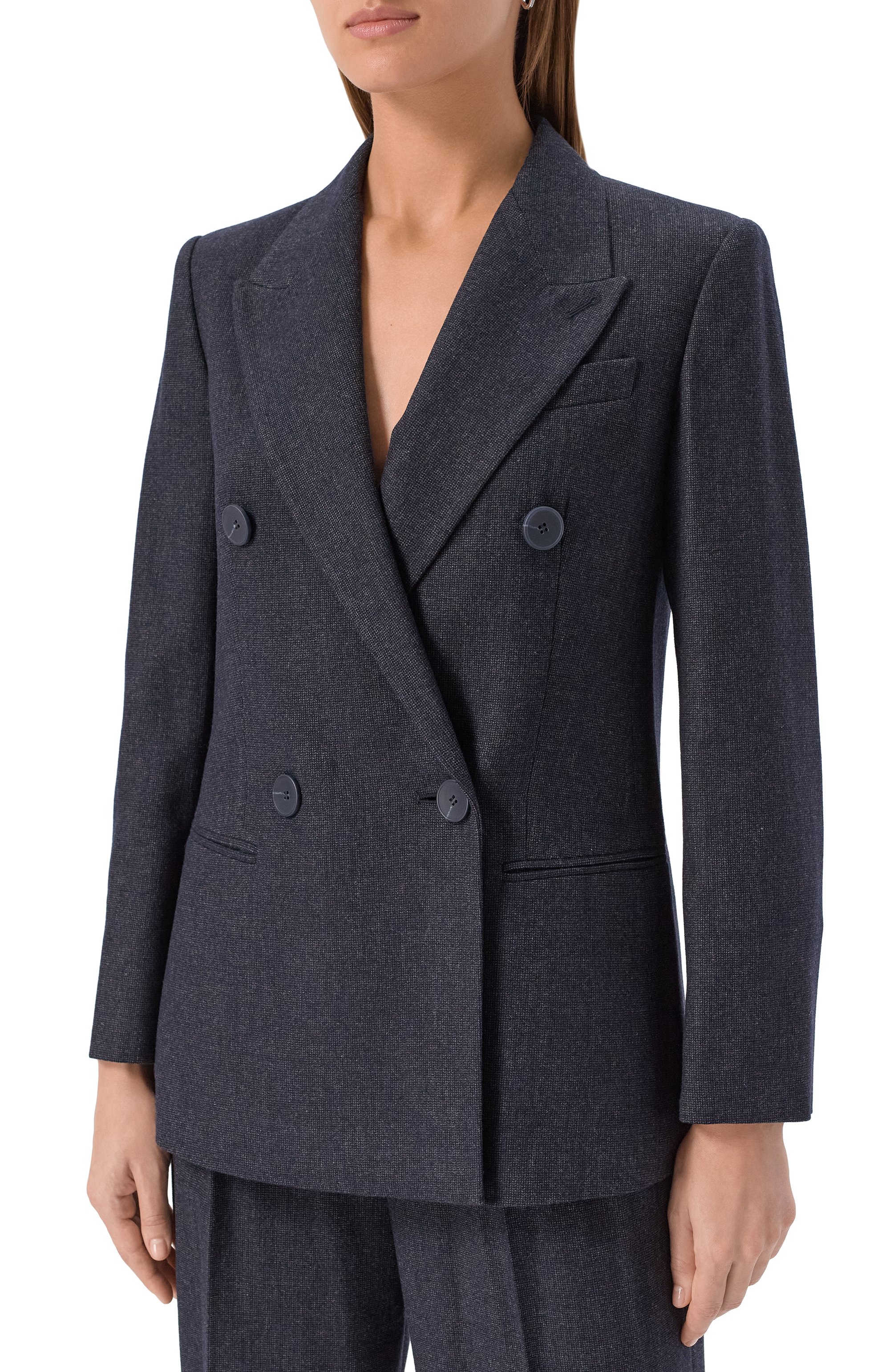 Жакет из ви�скозы и шерсти EMPORIO ARMANI, арт. EW001514/AF14733, фото 3