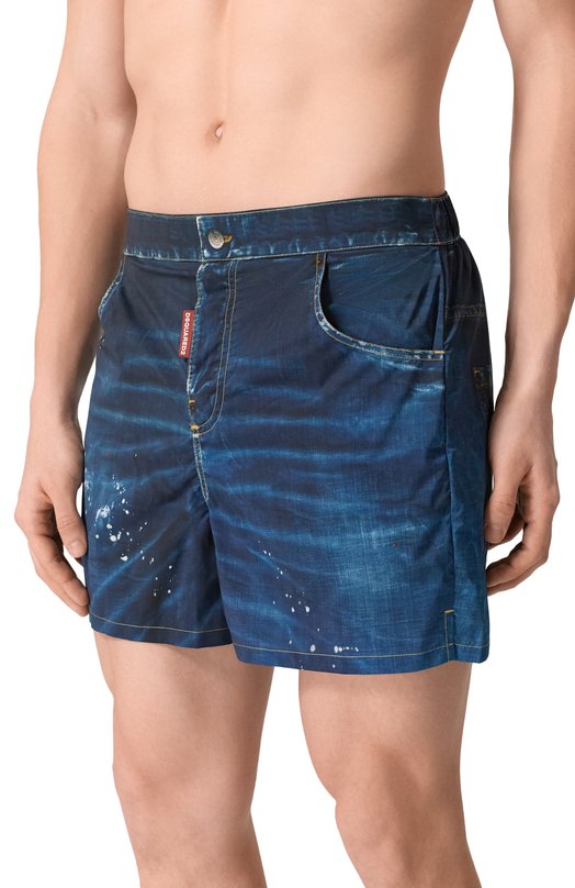 Плавки-шорты Dsquared2 D7B626690 Синий  D7B626690 Фото 2