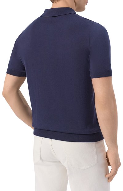 Хлопковое поло ANDREA CAMPAGNA, арт. M5426-8056, фото 4