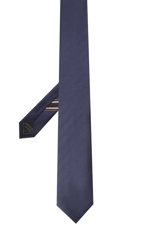 Шелковый галстук Brioni 061D00/PD460 Синий  061D00/PD460 Фото 3