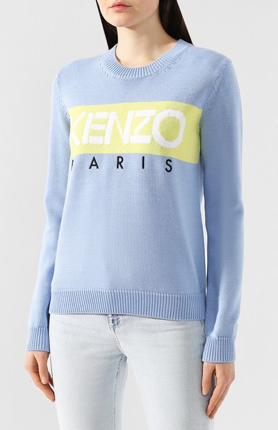 Хлопковый пуловер KENZO, арт. 2T0573808, фото 3