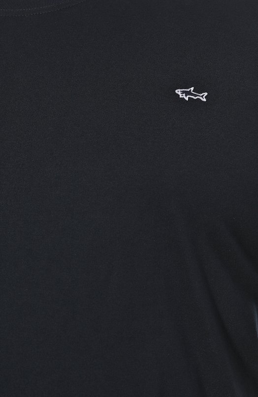 Хлопковая футболка Paul&Shark C0P1092/3XL-6XL Синий  C0P1092/3XL-6XL Фото 5