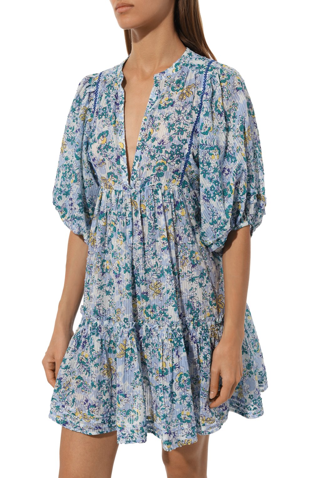 Хлопковое платье POUPETTE ST BARTH, арт. W4RH24N0SYU, фото 3