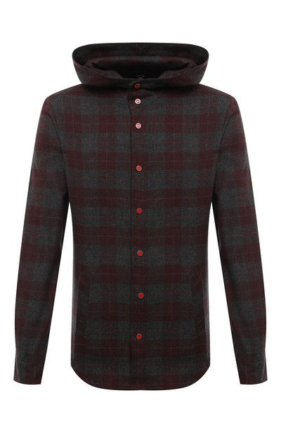 Мужская хлопковая рубашка KITON, арт. UMCMARH0907503