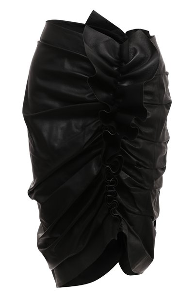 Женская кожаная юбка NINA RICCI, арт. 24AUJU016LB0072