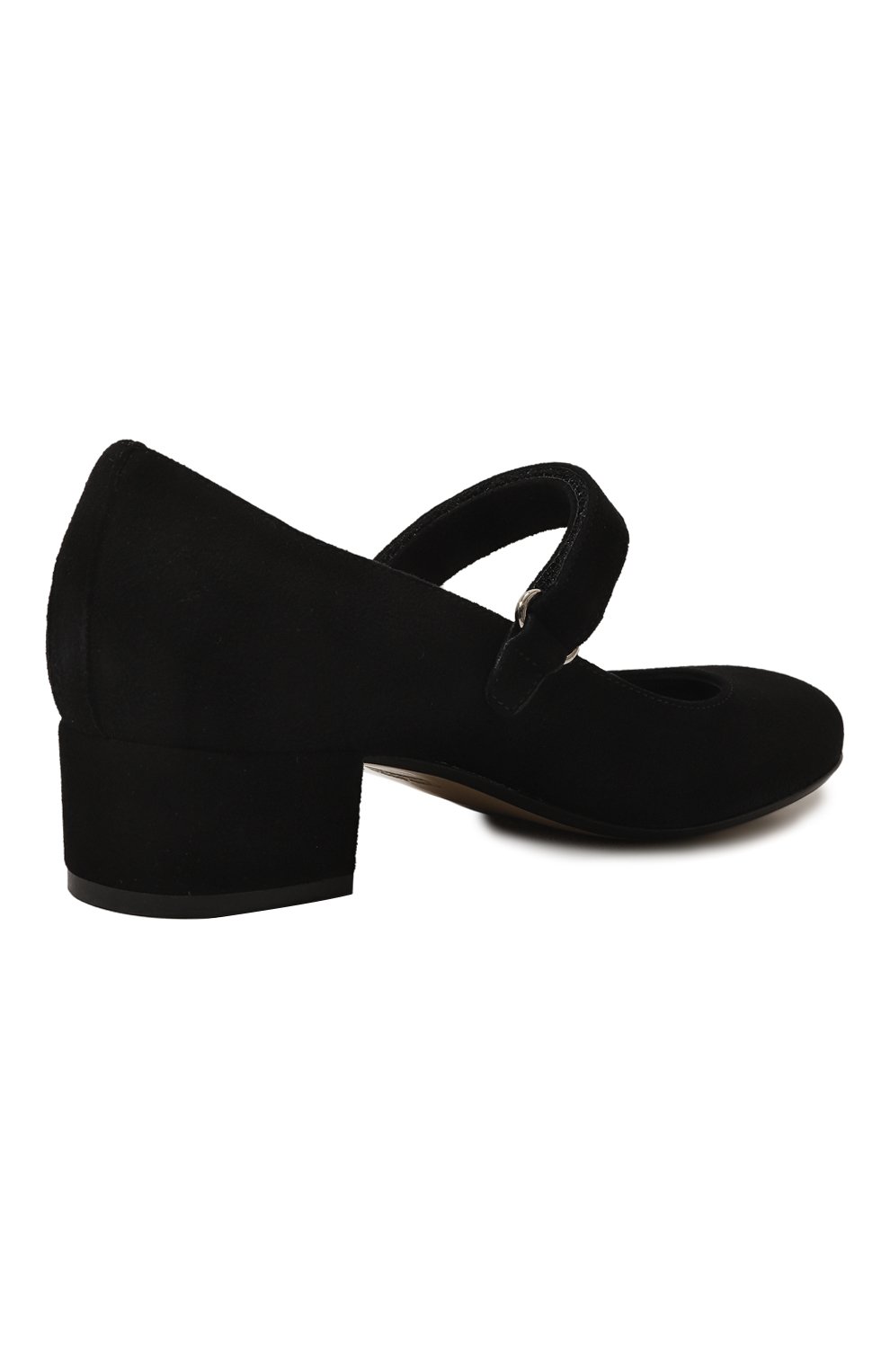 Замшевые туфли MISSOURI черного цвета по цене 26000 руб., арт. 78089M/31-34, фото 3 Замшевые туфли MISSOURI, арт. 78089M/31-34, фото 3