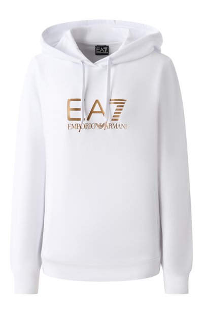 Женский хлопковое худи EA7, арт. 8NTM36/TJTXZ