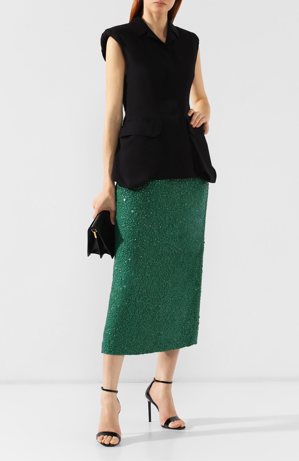 Юбка с пайетками DRIES VAN NOTEN, арт. 191-10831-7312, фото 2