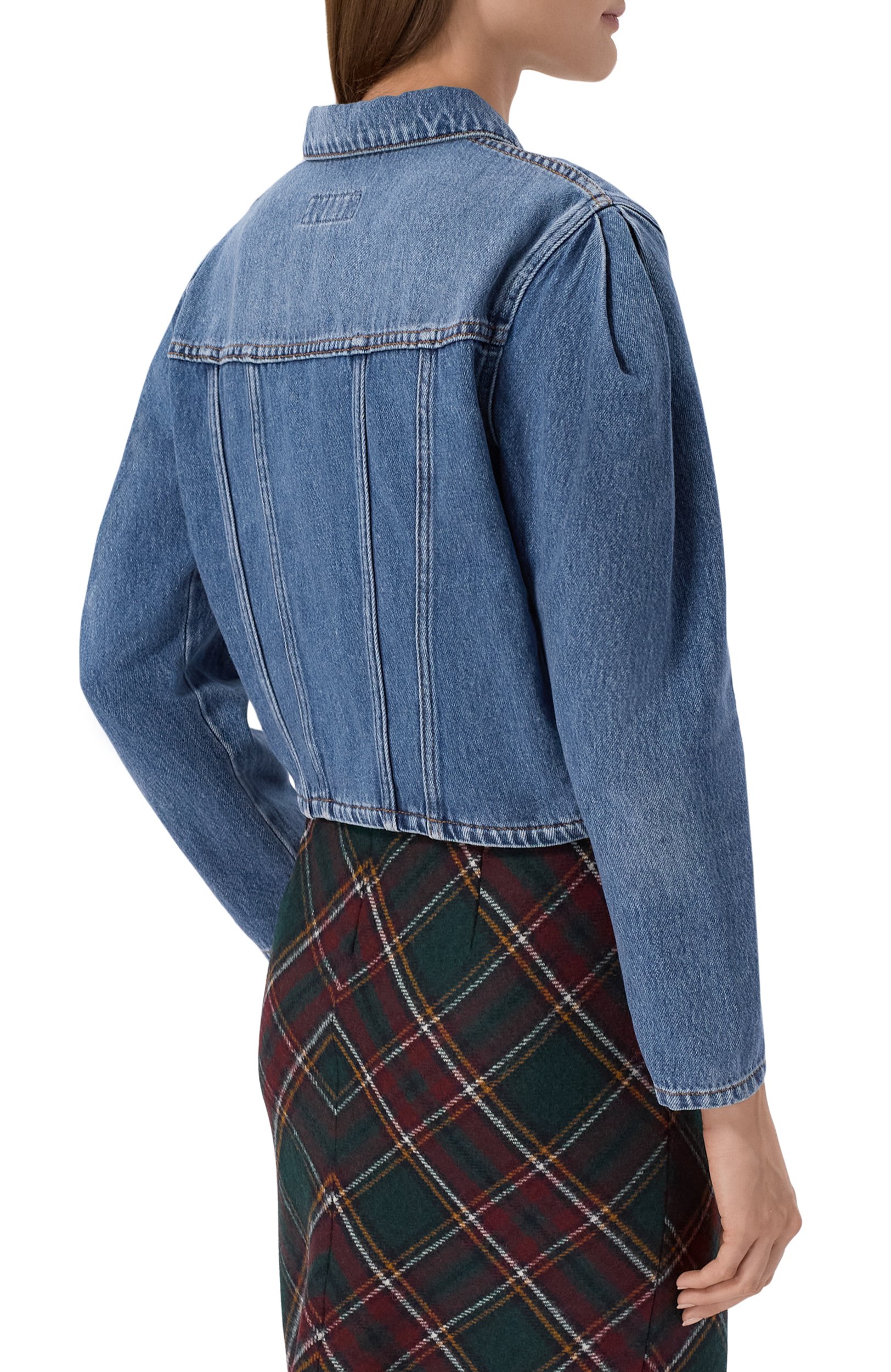 Джинсовая куртка detroit AG ADRIANO GOLDSCHMIED, арт. W0206-171/DETR0IT-CR0PPED JACKET, фото 4