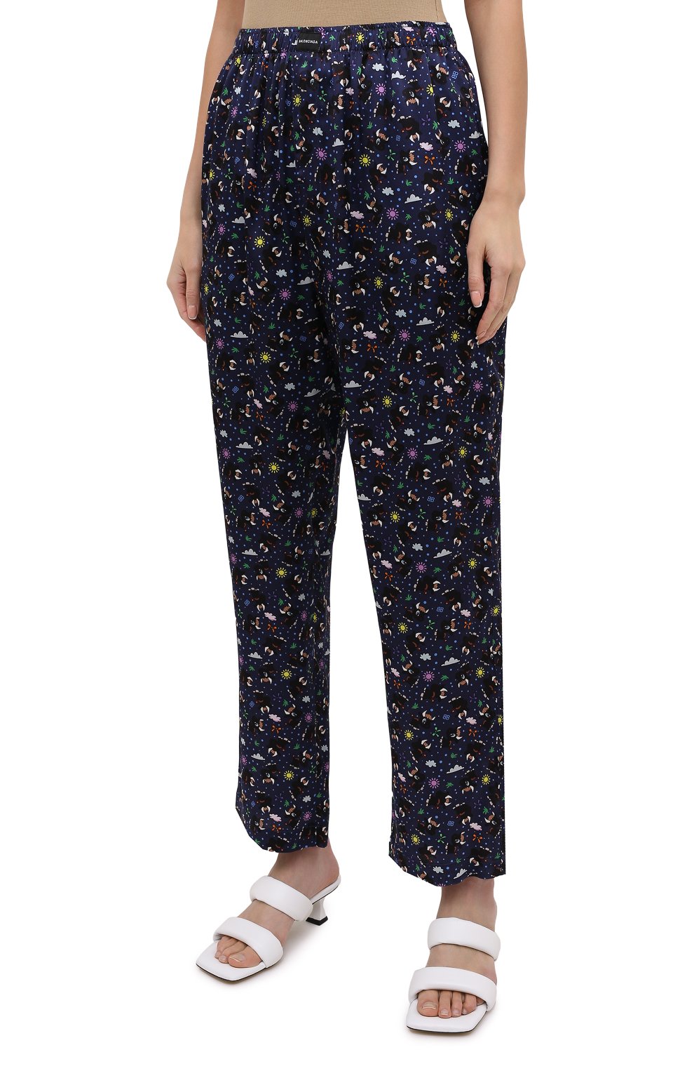 Шелковые брюки BALENCIAGA, арт. 595222/TJLA5, фото 3