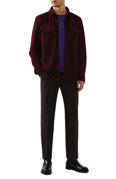 Замшевая рубашка RALPH LAUREN, арт. 790654923, фото 2