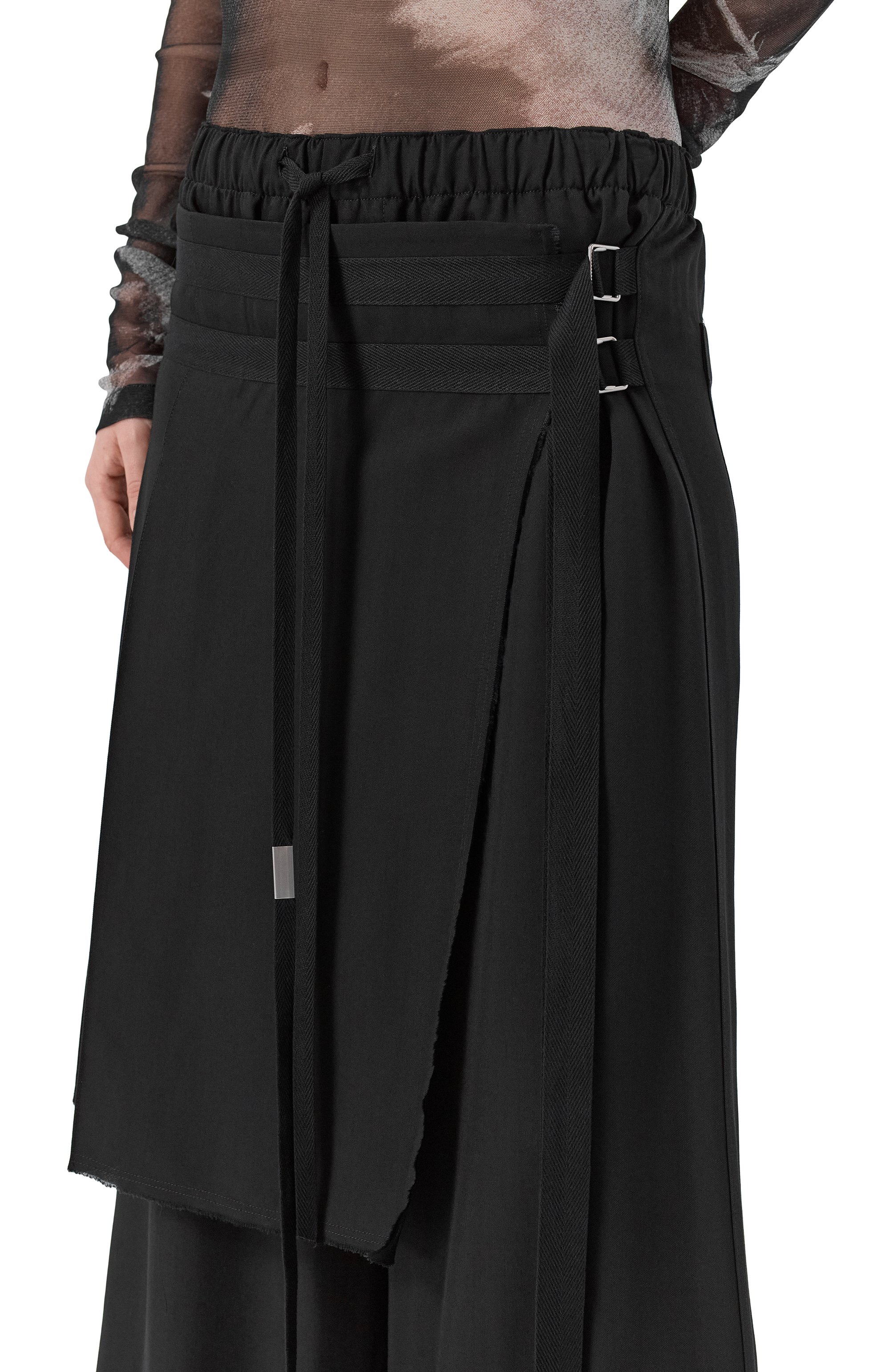 Брюки из вискозы и шерсти ANN DEMEULEMEESTER, арт. B0013605/FA556, фото 5