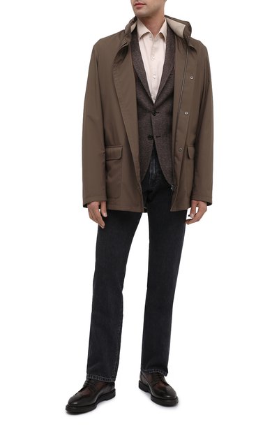 Пиджак из хлопка и шерсти CORNELIANI, арт. 86X213-0816810/90, фото 2