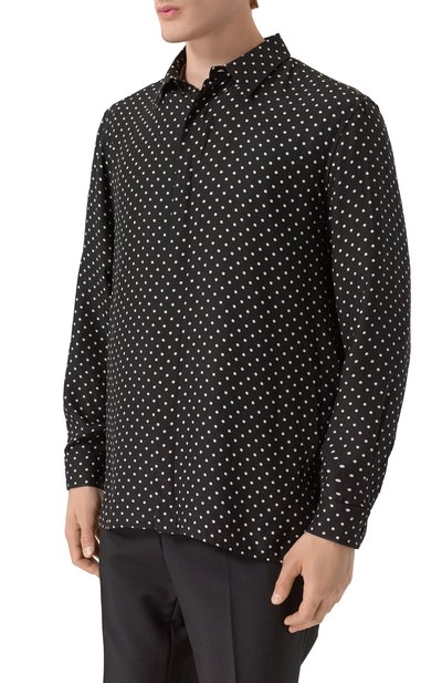 Шелковая рубашка SAINT LAURENT, арт. 774775/Y2E13, фото 3
