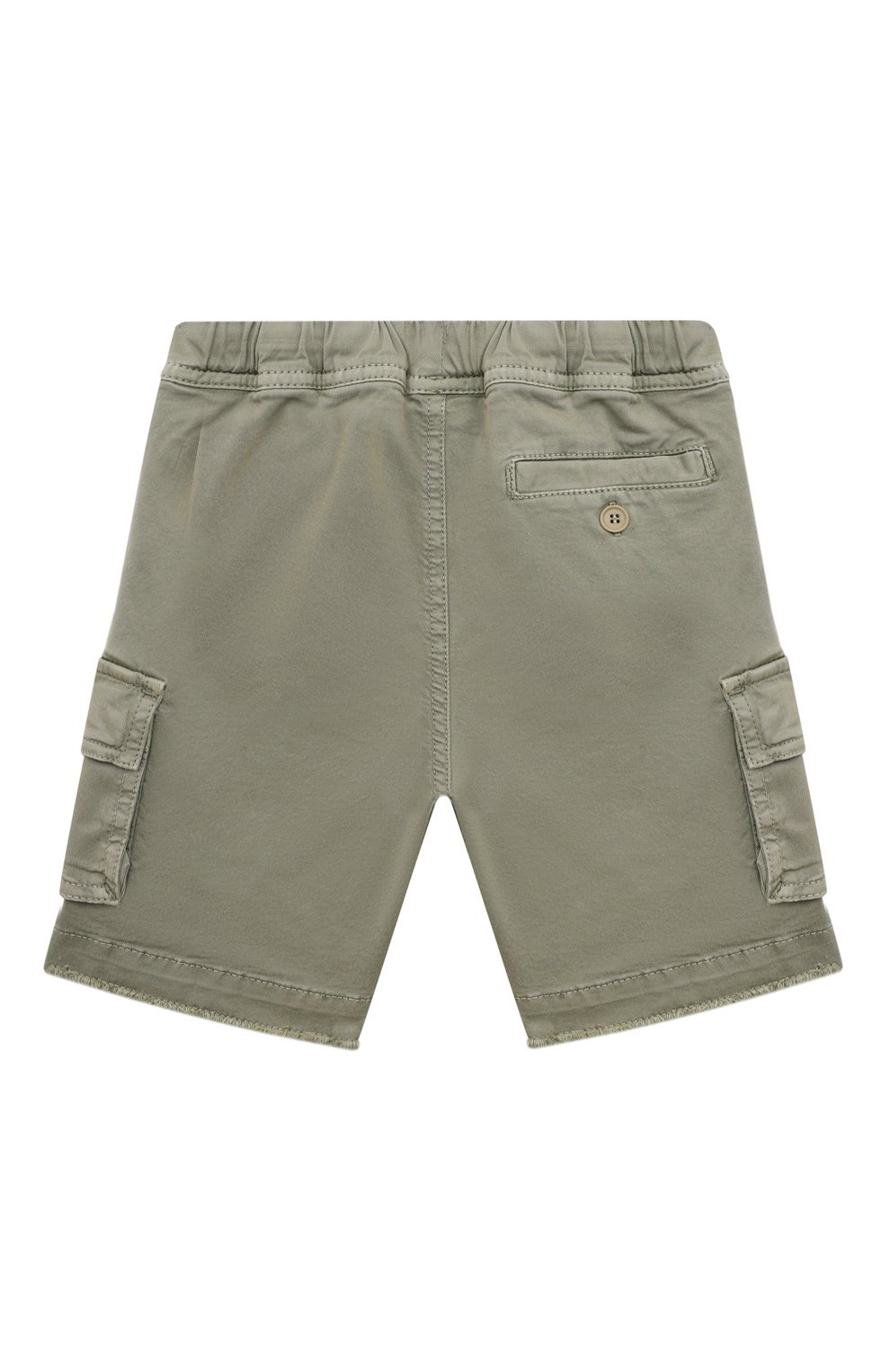 Хлопковые шорты IL GUFO зеленого цвета по цене 13450 руб., арт. P23PB174C6034/3, фото 2 Хлопковые шорты IL GUFO, арт. P23PB174C6034/3, фото 2